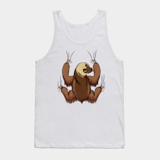 Hanging Baby Sloth Tank Top